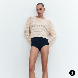 Zara gorgeous crochet sweater​​